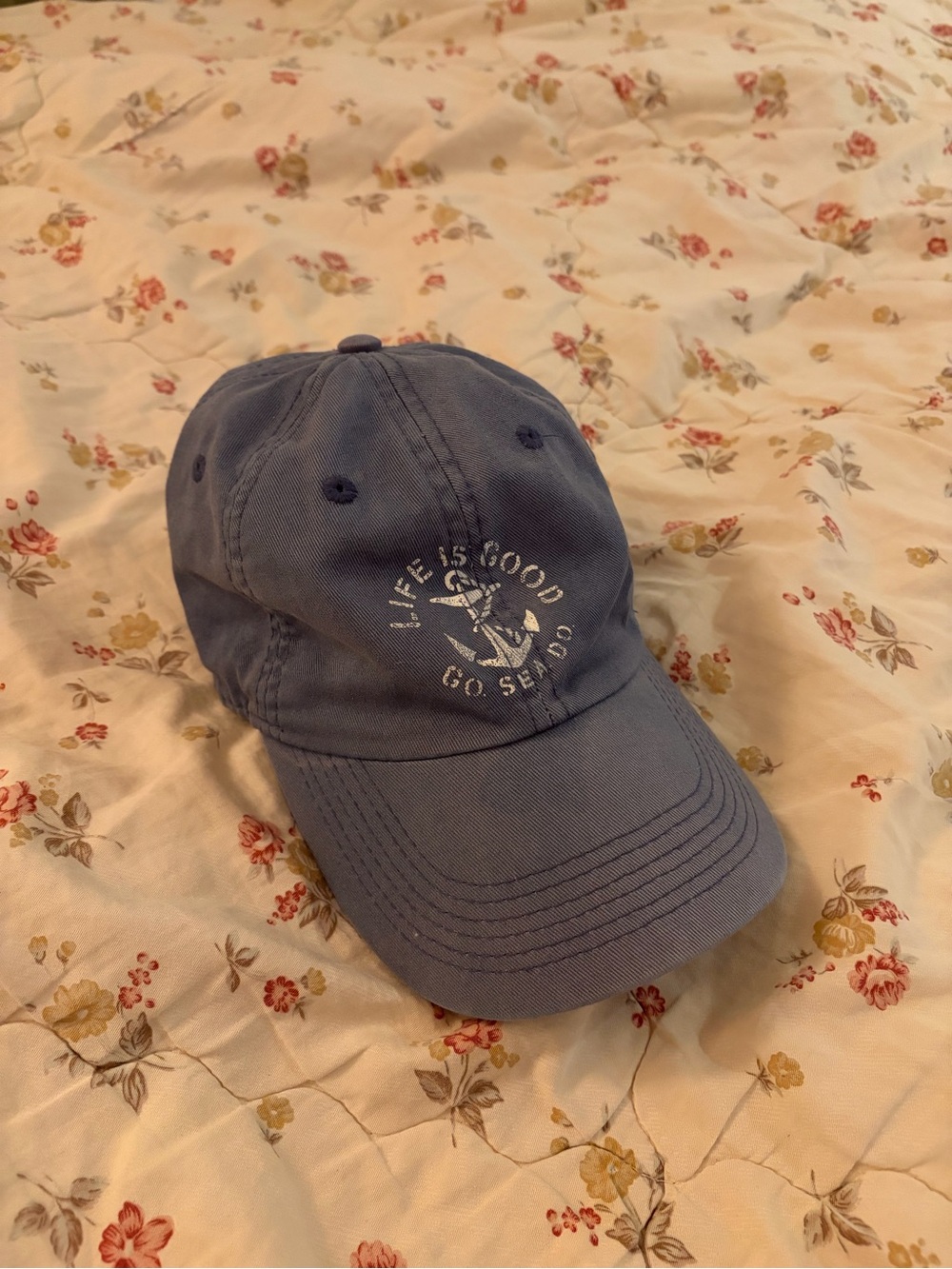 Life Is Good - Denim Blue Baseball Cap